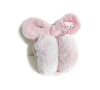 Roffatide Winter Fluffy Kt Cat Earmuff Cozy Soft Earmuff Girl Ski Adjustable Ear Covers Ear Warmer Head Wear Cute Ear Muff for Women Pink