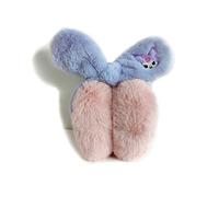 Roffatide Winter Fluffy Kuromi Earmuff Cozy Soft Earmuff Girl Ski Adjustable Ear Covers Ear Warmer Head Wear Cute Ear Muff for Women Pink