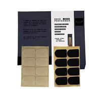 ROFFEE clarinet/soprano saxophone Mouthpiece Cushions Patches Pads,2 Packs 0.5mm (8 PCS black&8 PCS White)…