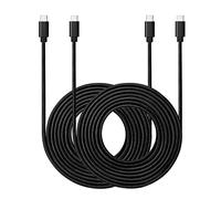 ROFICORD USB C to USB C Cable, [2Pack 3M] 60W Power Delivery Fast Charge Type C Cord Compatible with MacBook Pro/Galaxy S20/Microsoft Surface/Google Pixel and Other USB C Device (Black)