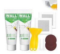ROFPM 500g Wall Filler Repair Kit, Wall Repair Cream, Wall Spackle Polyfiller Kit with Drywall Repair Patch, Quick Drying Wall Mending Agent for Repairing Crack, Holes, Peeling, Graffiti