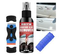 ROFPM Adhesive Remover, 200ML Sticky Stuff Remover, Spray Adhesive, Glue Remover, Plastic Scraper Tool Non Scratch, Sticker Remover for Easy Removal of Stickers, Labels, Decals, Surface