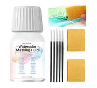 ROFPM Masking Fluid for Watercolour Painting, 30ml Whith
