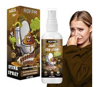 ROFPM Realistic Pooop Odor Stink Spray Liquid Stink Spray Extra Strong, Pranks Extra Strong Long Lasting 30ml, Age 14+, Adults Office Outdoor Practical Jokes