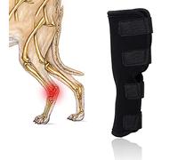 ROFRA Dog Leg Lick Sleeve,Dog Recovery Suit, Adjustable Dog Leggings,with Straps for Heals and Prevents Injuries,Dog Leg Sleeve,Anti Lick for Dogs,Knee Cap Dislocation (L)