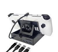 ROG Ally Cooling Fan Charge Stand Charging Docking Base Hub Adapter 4-in-1/6-in-1 Adjustable Multifunctional Dock for Asus ROG Ally Game Console