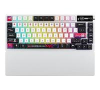 ROG Azoth X Snow 75% Custom Gaming Keyboard with hot-swappable ROG NX V2 Mechanical Switches, dye-Sublimated and semi-Translucent keycaps