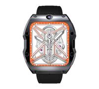 Rogbid 4G LTE Smart Watches Phone for Men Call and Text Back Dual Cameras 13MP+5MP All Ceramic Smartwatch with SIM Card Support All Network Heart Rate Sleep Monitor(Graphite Black, RAM4GB+ROM128GB)