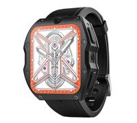 Rogbid 4G LTE Smartwatches Phone for Men Call and Text Back Dual Cameras 13MP + 5MP All Ceramic Smartwatch with SIM Card Slot GPS Heart Rate Blood Acid (Graphite Black 128GB)