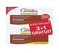 Rogé Cavaillès Extra-Mild Soap Cotton Flower 3 x 250g + 1 Free