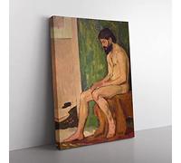 Roger De La Fresnaye Nude Man Canvas Wall Art Print 20x14 Inch | Ready to Hang, Gallery Wrapped, Fade-Resistant Inks, Securely Packaged, UK Made