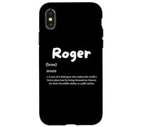 Roger Definition Personalized Name Custom Costume For Rogers Case for iPhone X/XS