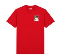 Roger Federer Wimbledon Tennis Icon Frame Men's T-Shirt - Red / 5XL