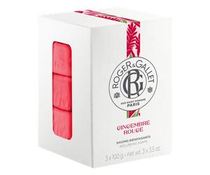 Roger & Gallet Gingembre Rouge Wellbeing Soap Trio 3 x 100g 3 x 100g