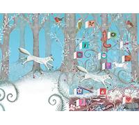 Roger la Borde Animals Advent Calendar Card Call of the Wild 170 x 120 mm Gold foil.