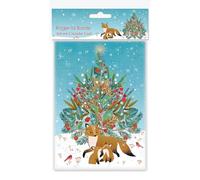 Roger La Borde - Beneath the Tree Fox Pack - Advent Calendar Card - ACC105