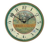 Roger Lascelles Country Races Wall Clock, 14.2-Inch