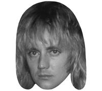 Roger Taylor (BW) Celebrity Mask, Flat Card Face, Fancy Dress Mask