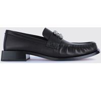 ROGER VIVIER Viv' Rangers Jewelled Buckle Penny Loafers in Leather - Size: 38½ - female