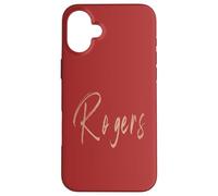 Rogers Arkansas Vintage elegant design Case for iPhone 16 Plus