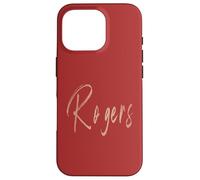 Rogers Arkansas Vintage elegant design Case for iPhone 16 Pro