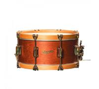 Rogers Tower 14 x 6.5 Snare Drum Satin Red Mahogany w/Wood Hoop