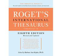 Roget's International Thesaurus – 8th Edition – Harper Collins Publishers