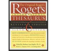 Roget's International Thesaurus (ROGET'S INTERNATIONAL THESAURUS INDEXED EDITION)