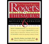 Roget's International Thesaurus (Unindexed 6th Edition) by Barbara Ann Kipfer (2001-11-13)