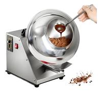 ROGHA Machine Chocolate Coating,Automatic Tablet Coating Machine,Table Top Small Commercial Mini Sugar Coating Pan,for Peanut,Nut,Pharmaceutical,Food Industries