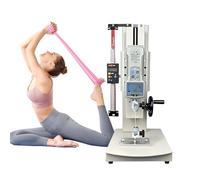 ROGHA Portable Tensile Testing Machine,Vertical Tester,Extended Hand-Cranked Vertical,300mm Travels Crank Vertical Tensile Test Bench for Textiles 500N-WithRuler