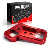 Rogierra Front Tow Hooks, Direct Bolt-On Replacement Tow Hooks, Compatible with Toyota Tacoma 2024-2026 4Runner 2025-2026, Red Left and Right