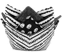 ROGITU Cotton Microwavable Bowl Cozy, Microwave-Safe Hot Bowl Holders, Soup Bowl Cozy Bowl Hot Pads (R)