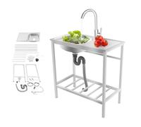 ROGONPDK Single Bowl 201 Stainless Steel Commercial Catering Sink