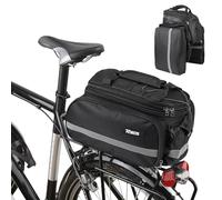 ROGTYO Bike Pannier Bag 27L Bike Storage Bag Durable Saddle Bags with Rain Cover for Riding,Multi-Function Bicycle Rear Seat Trunk Panniers Pouch Cycling Accessori