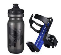 ROGTYO Bottle Holder Bicycle Set, 360° Rotation Bottle Holder with 21 Oz Bicycle Bottle Light Drink Holder Bicycle, BPA Free Bicycle Water Bottle for Bicycle, Road Bike