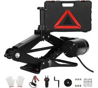 ROGTZ Electric Scissor Car Jack Kit, 2 Ton 12V Portable Auto Car Lift with 37 cm Range for SUV/Sedan, Floor Jack for ire Change & Roadside Emergency