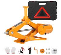 ROGTZ Electric Scissor Car Jack Kit, 3 Ton 12V Portable Auto Car Lift with 41.9 cm Range for SUV/Sedan, Floor Jack for Tire Change & Roadside Emergency