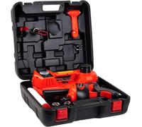 ROGTZ Upgraded 5 Ton Hydraulic Car Jack Kit, All-in-One 12V Floor Jack with Impact Wrench and Air Pump, 5-in-1 Tire Change Emergency Repair Set for Car SUV Truck