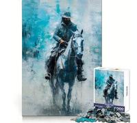 Rogue Rider 1000 Pieces Jigsaw Puzzles for Adults Fine Logic Toy Leisure Time Neat Edge Art Collectible (38x26cm)