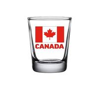 Rogue River Tactical Canada Canadian Flag Outline Shot Glass Gift
