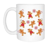 Rogue River Tactical Funny Christmas Coffee Mug Gingerbread Men Women Candy Canes Merry Christmas Novelty Cup Great Holiday XMAS Gift Idea Merry Xmas Happy Holidays