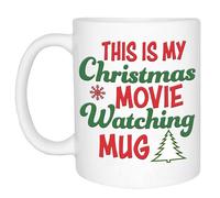 Rogue River Tactical Funny Christmas Coffee Mug This Is My Christmas Movie Watching Mug Novelty Cup Great Holiday XMAS Gift Idea For Men Women Merry Xmas Happy Holidays