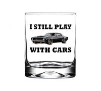 Rogue River Tactical Still Play With Cars Mechanic Racing Race Car Funny Old Fashioned Whiskey Glass Drinking Cup Gift