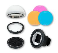 Rogue Round Flash Kit + Rogue Flash Adapter (Small) | Use these modifiers directly on your round flashes, and on your smaller rectangular flashes with the included Flash Adapter