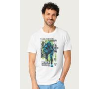 Rogue Trooper Men's Comic Frames This Means War T-Shirt in White | Size: Medium Rogue Trooper White M