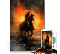 Rogue Warrior Jigsaw Puzzles 1000 Pieces for Adults Strengthen Memory Group Joy Clean Edge Stylish Gift (38x26cm)