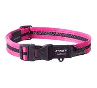 Rogz Airtech Classic Dog Collar Large - Sunset Pink