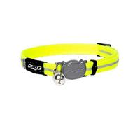 Rogz Alleycat Cat Collar With Breakaway Buckle And Night Time Visability (Daylgo)),yellow,3/8" Small