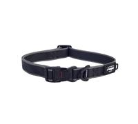 Rogz Amphibian Classic Dog Collar, Black, Large